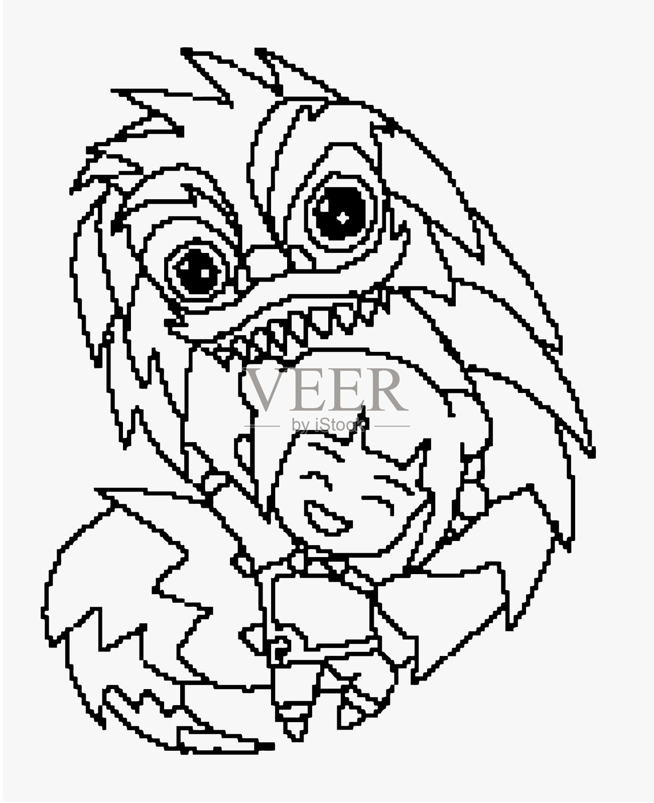 中国舞龙插画图片素材