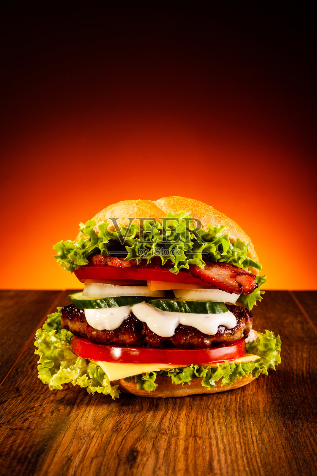 大汉堡照片摄影图片