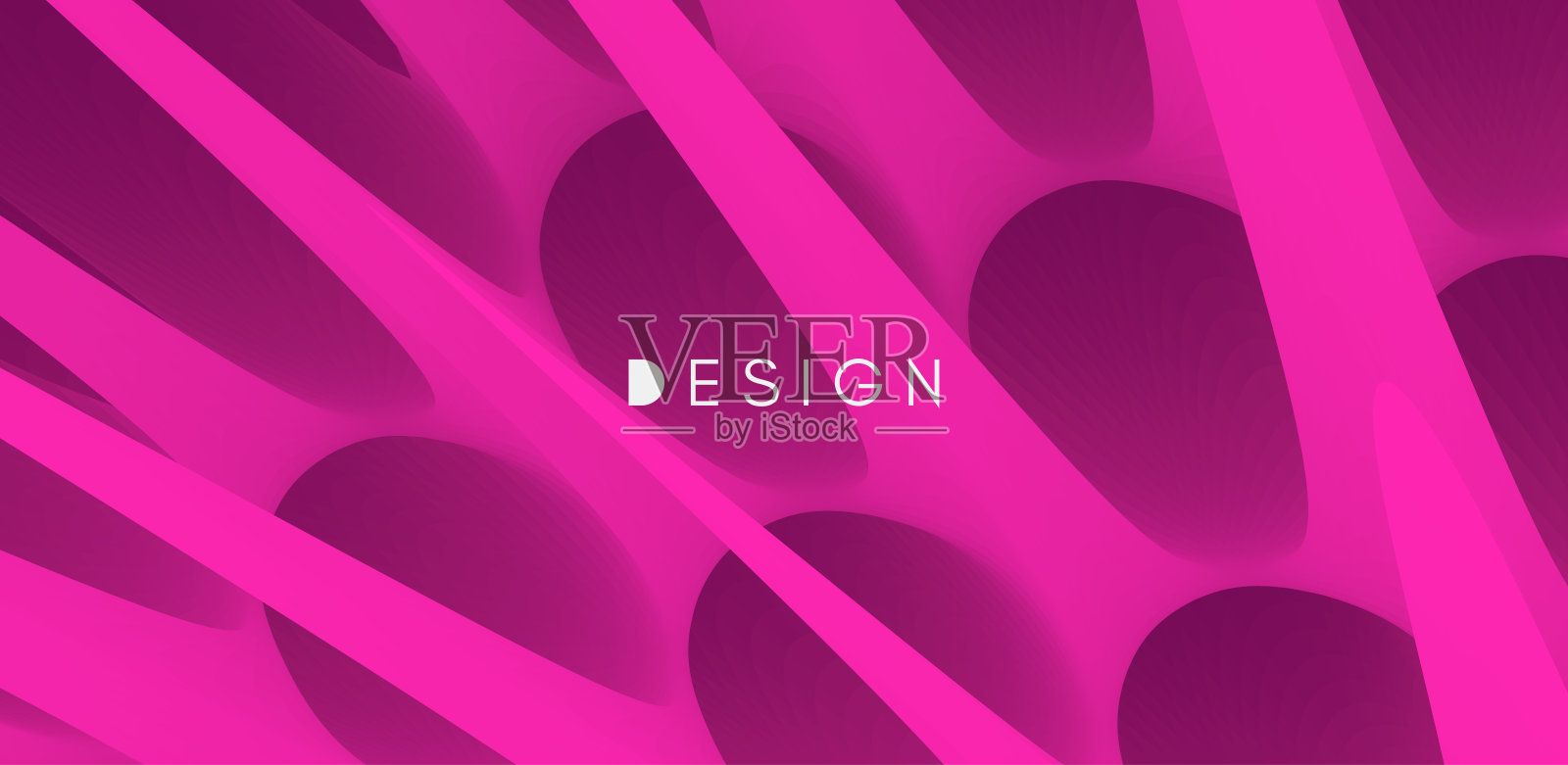 3d抽象背景与刺。封面设计模板。未来的技术风格。可用于广告、营销、演示。插画图片素材