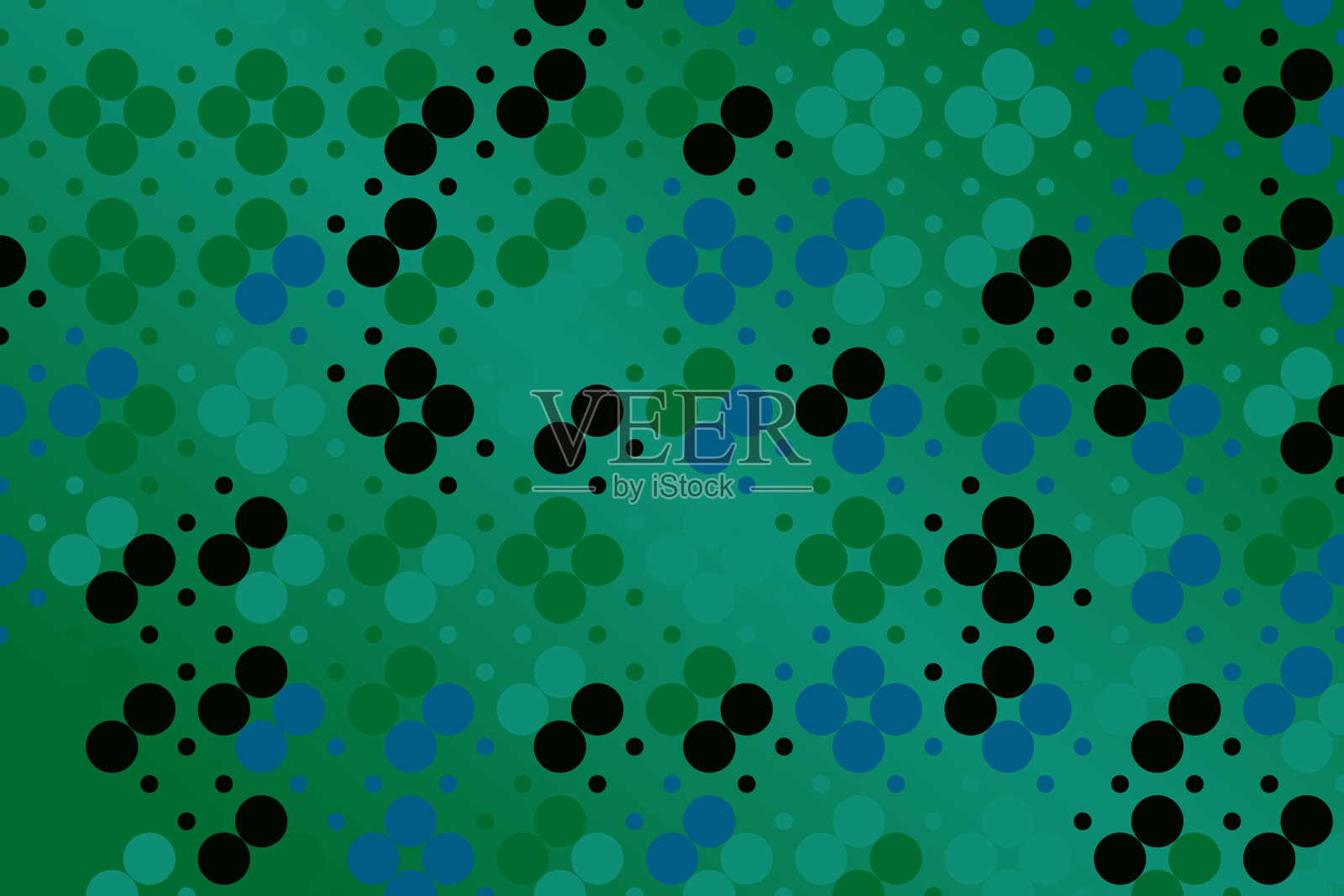 几何彩色渐变点图案背景设计插画图片素材