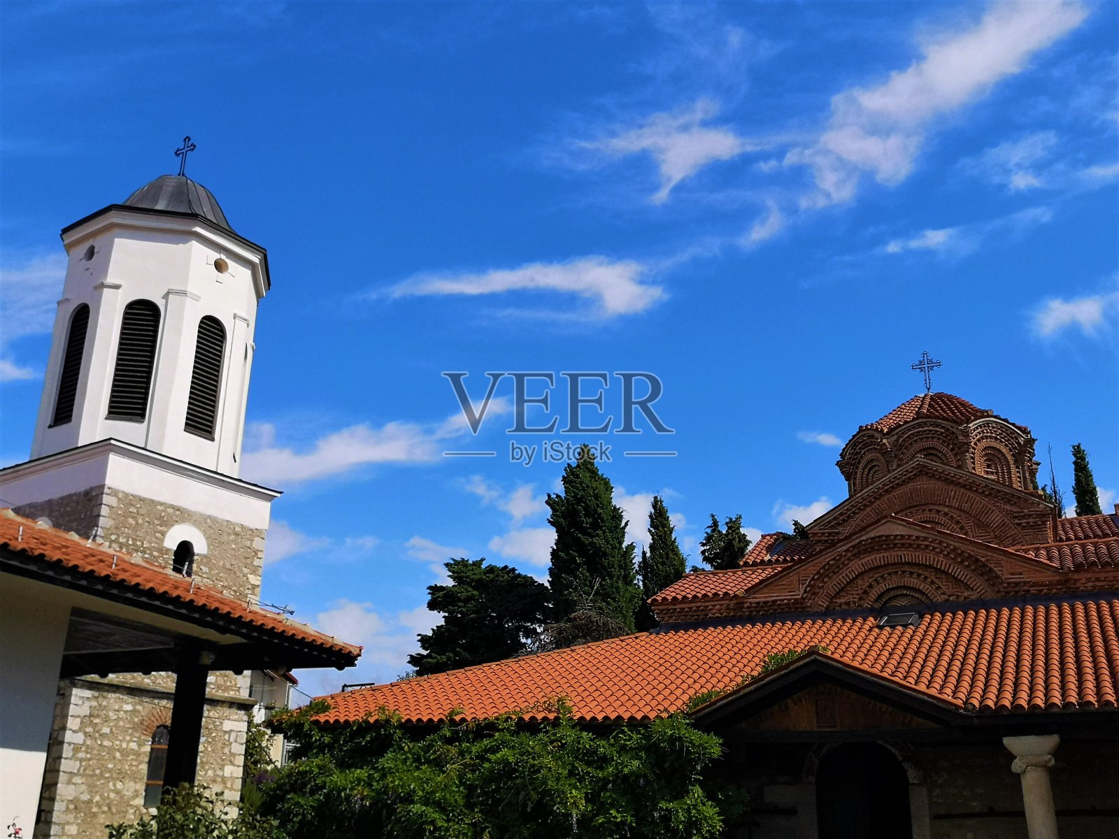 北马其顿的地标——奥赫里德建筑照片摄影图片