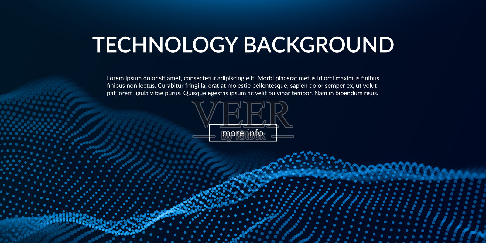 数字技术。抽象的连接。科幻的用户界面。大数据。空间的仿真。音乐背景。人工智能。区块链和cryptocurrency。向量插画图片素材