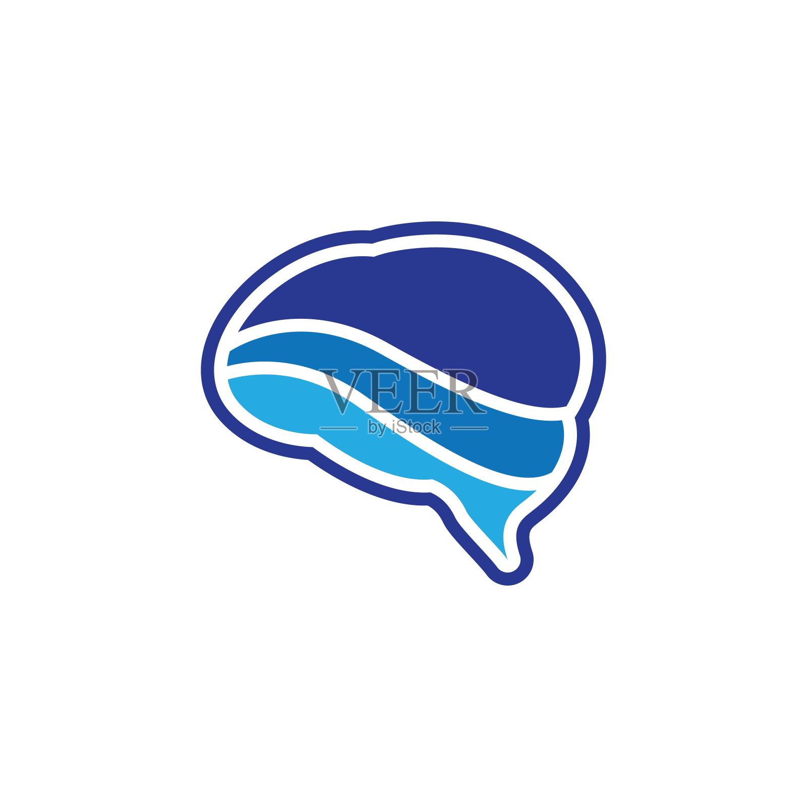 脑符号矢量图标插画图片素材