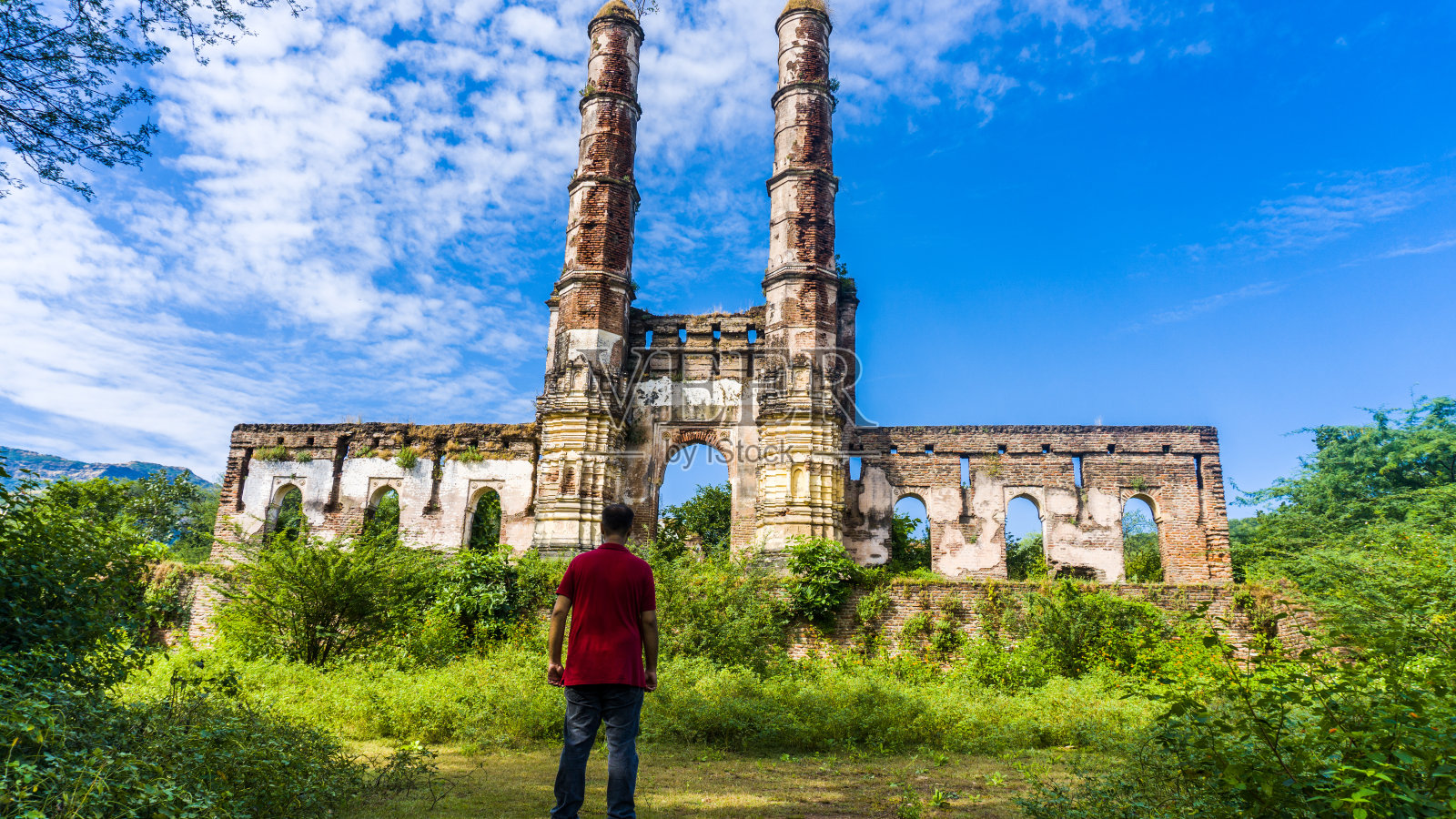 人探索遗产Iteri masjid也称为Iteri清真寺照片摄影图片