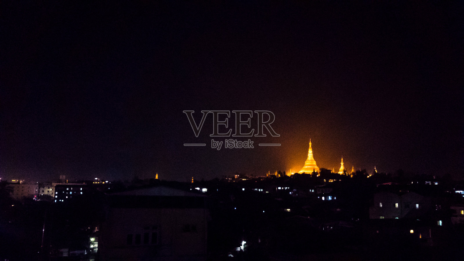 什韦德贡发光照片摄影图片