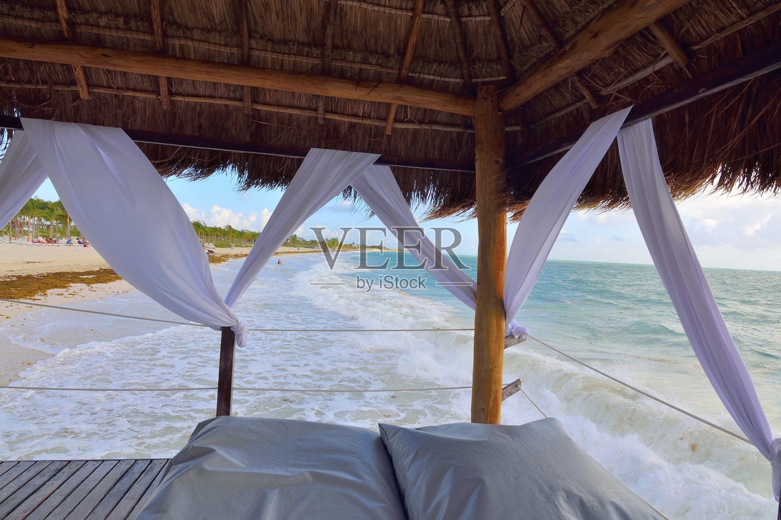 海滨温泉照片摄影图片