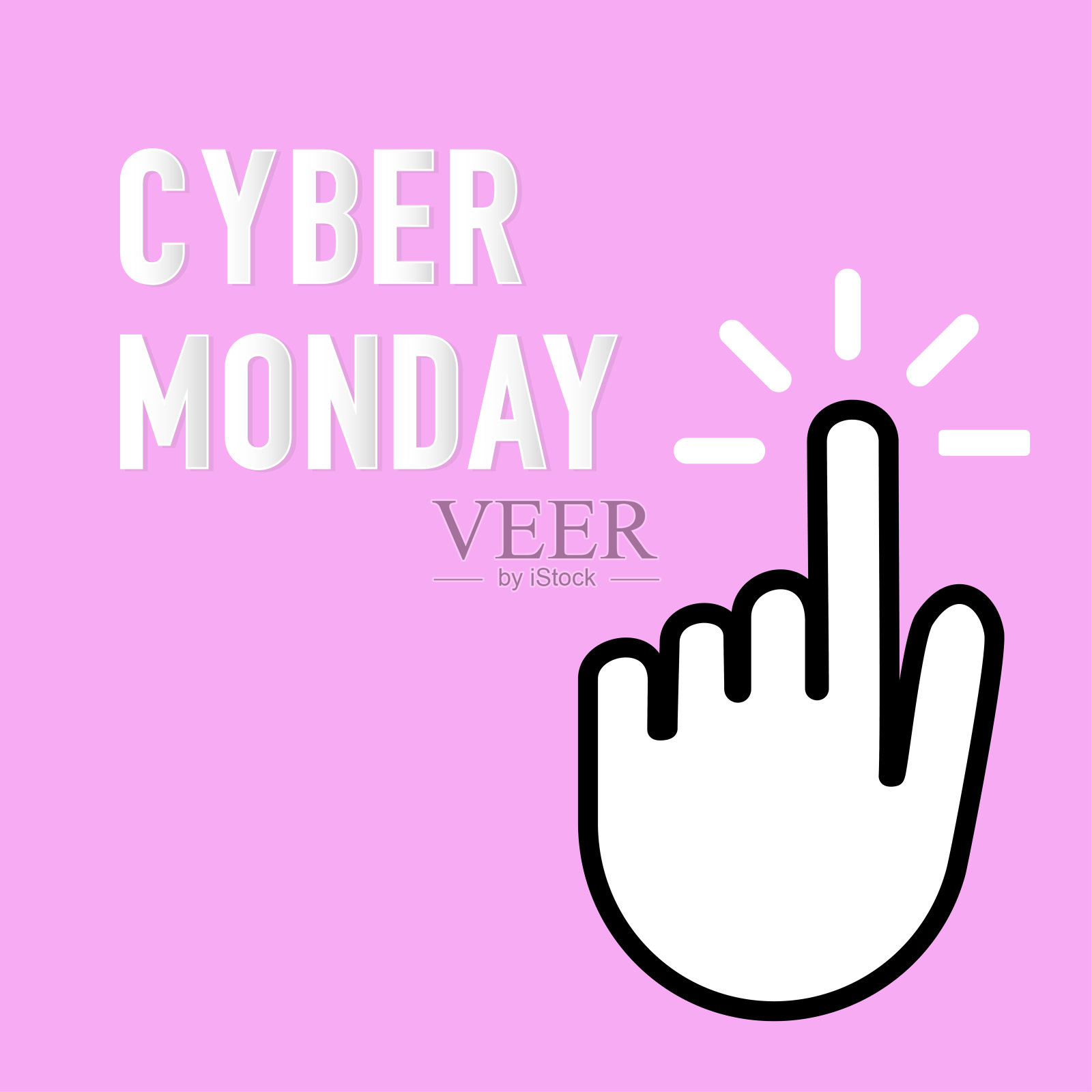 网络星期一打折。网络背景下的概念设计元素图片