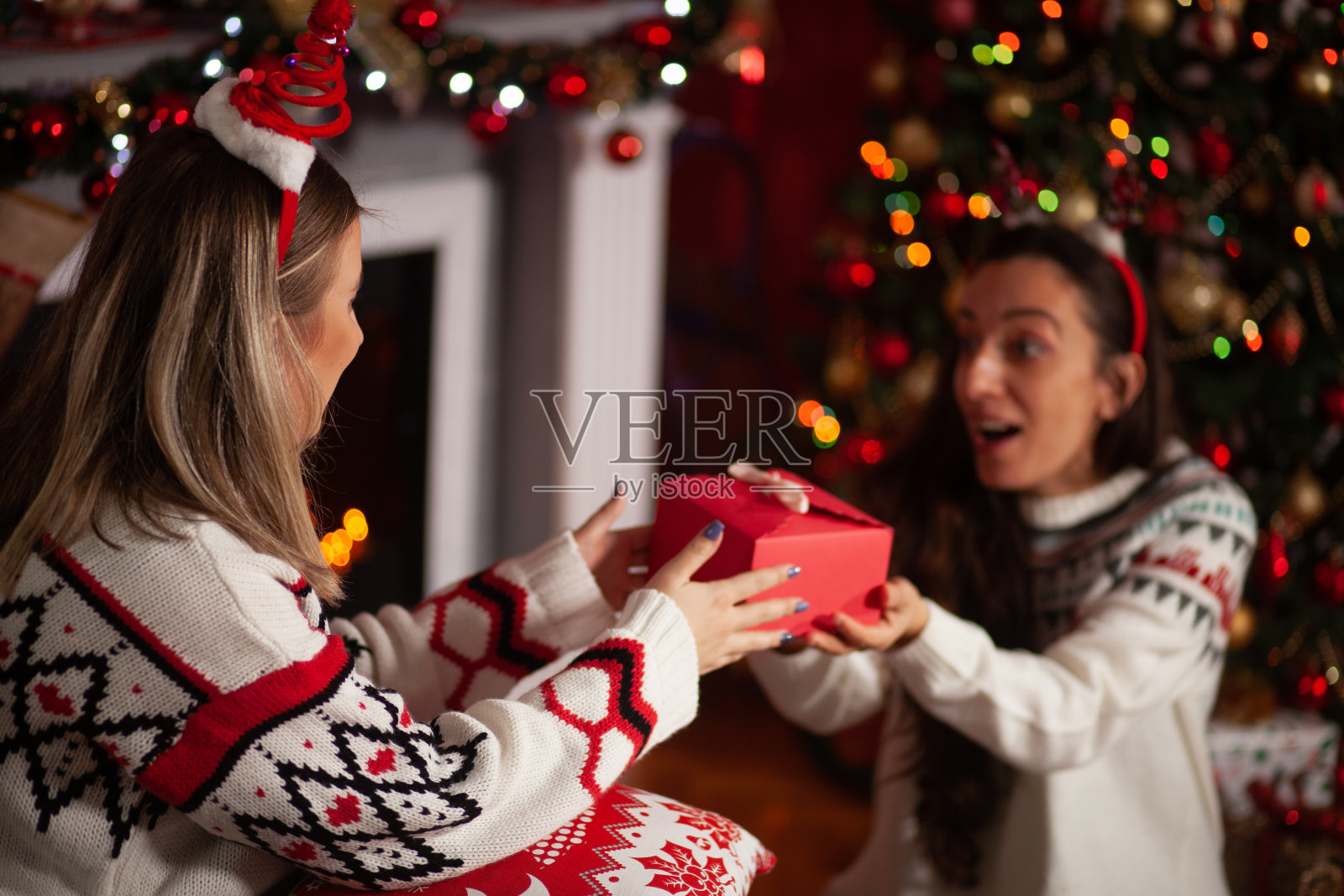 2020年圣诞节和新年假期照片摄影图片