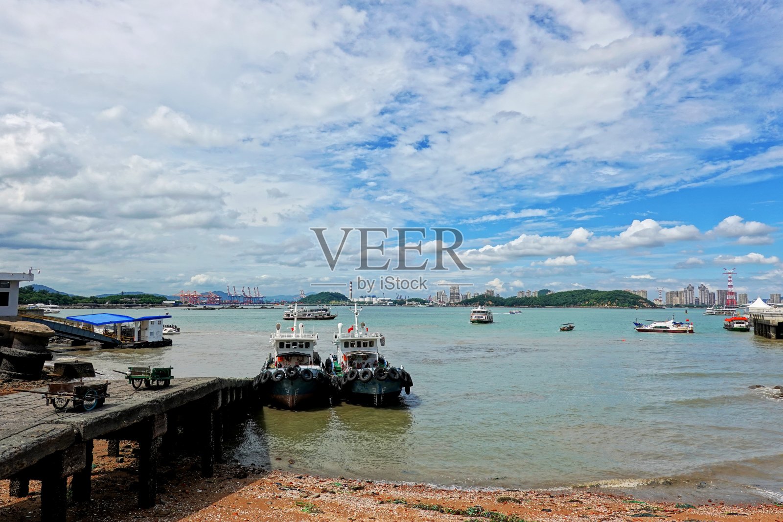 中国厦门的第一个码头照片摄影图片