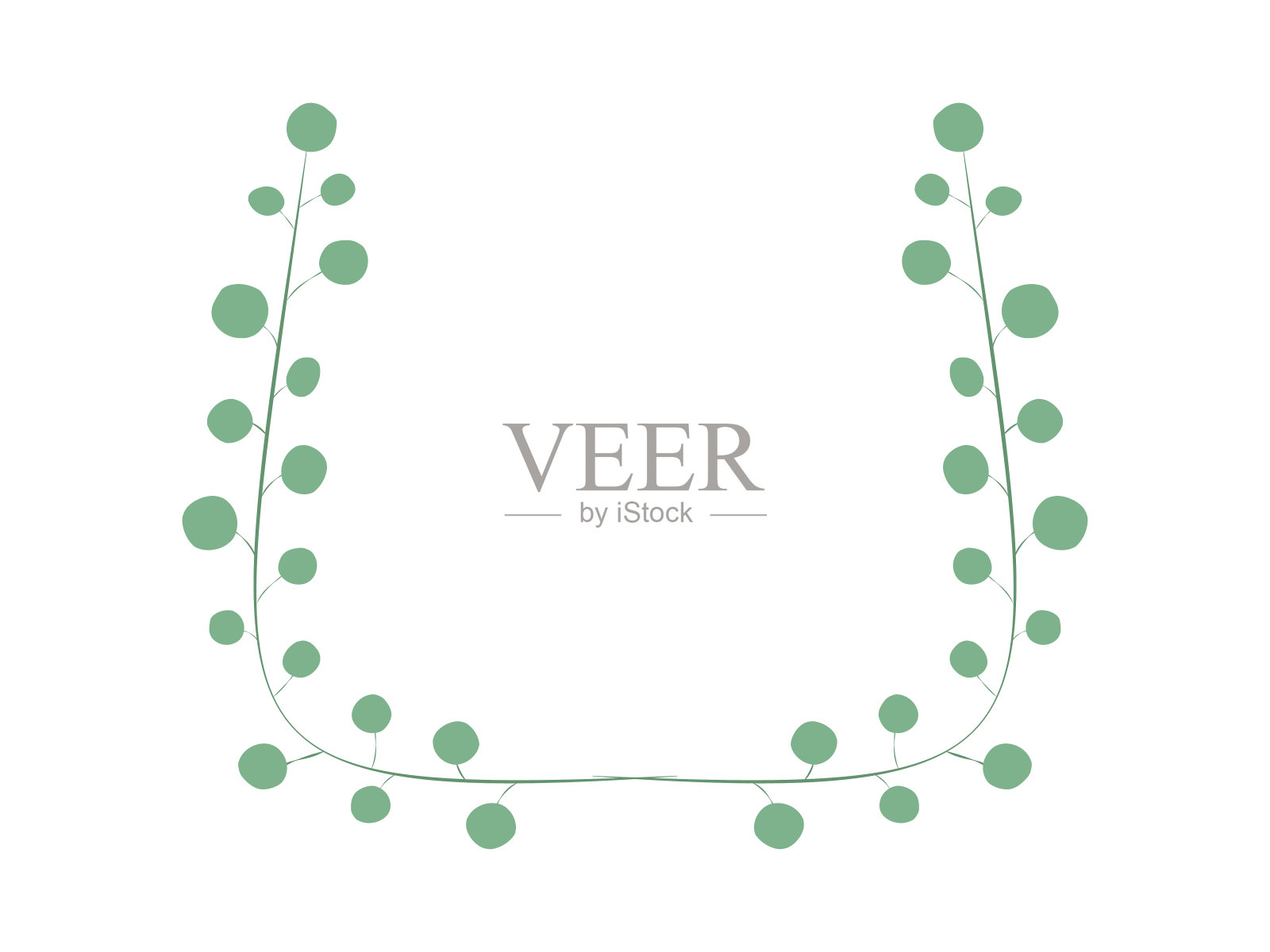 绿叶的设计设计元素图片