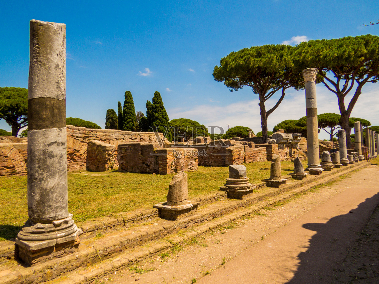 奥斯蒂亚，罗马，意大利照片摄影图片