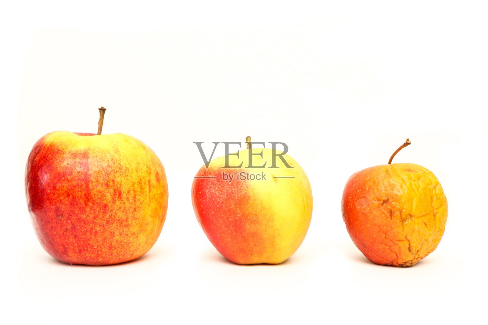 三个普通的苹果照片摄影图片