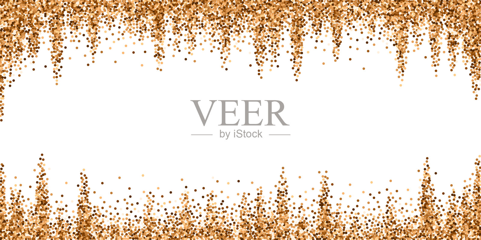 红圆金闪豪华闪闪的五彩纸屑。插画图片素材