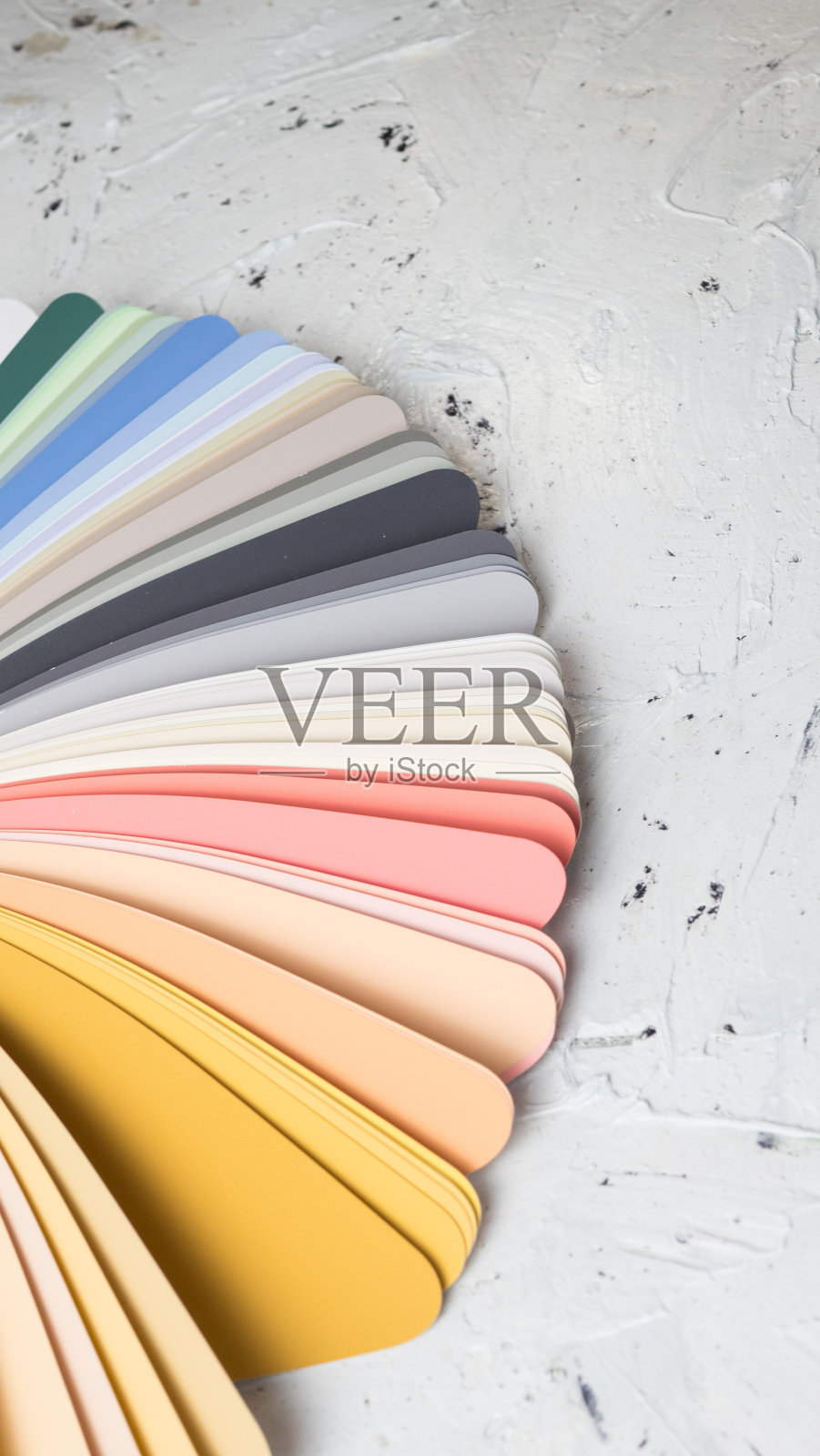 颜色选择：潘通色卡照片摄影图片