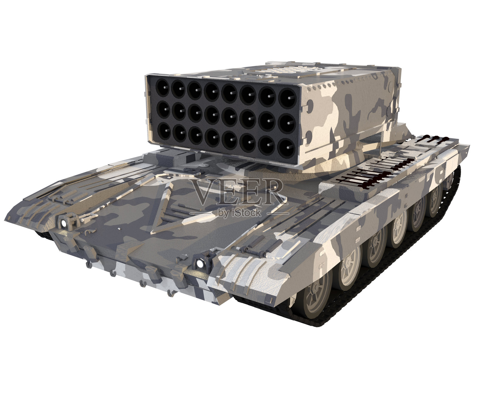 沉重的火焰喷射器系统。3 d渲染照片摄影图片