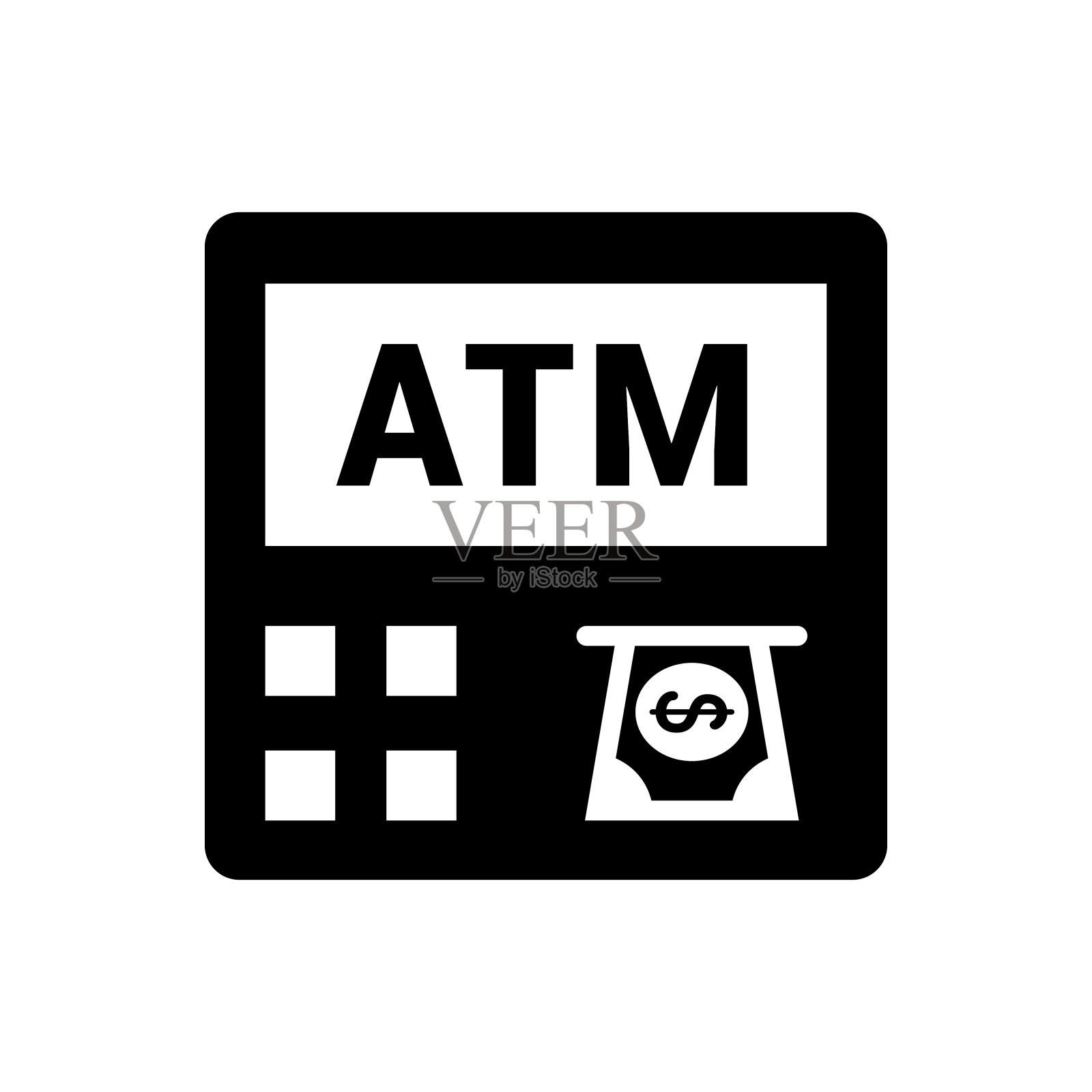 ATM图标插画图片素材