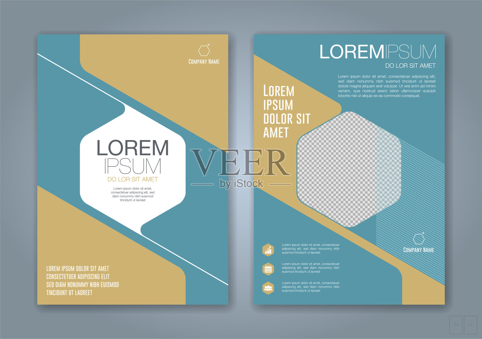 抽象最小的几何背景商业年度报告书封面小册子传单海报股票插图设计模板素材