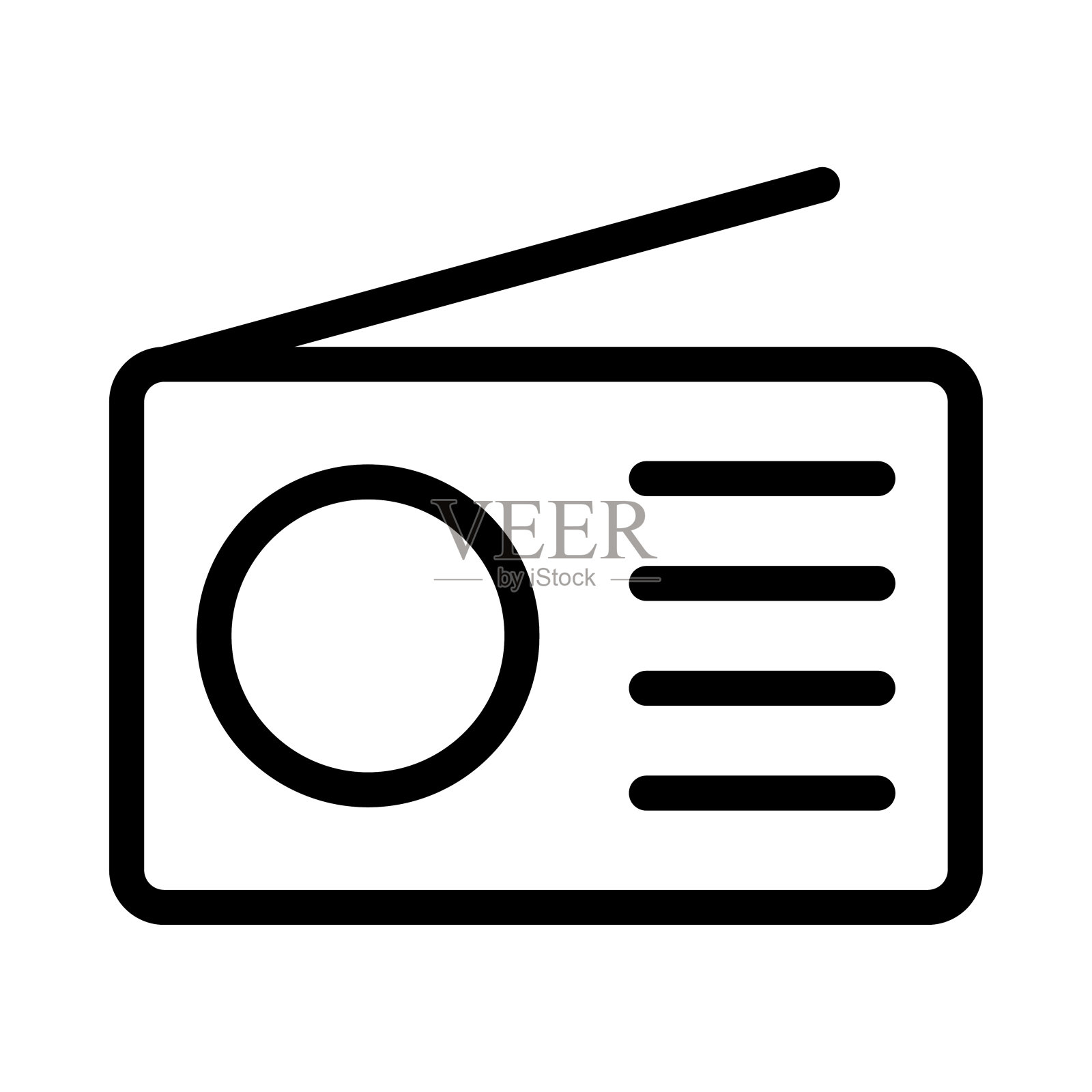 天线插画图片素材