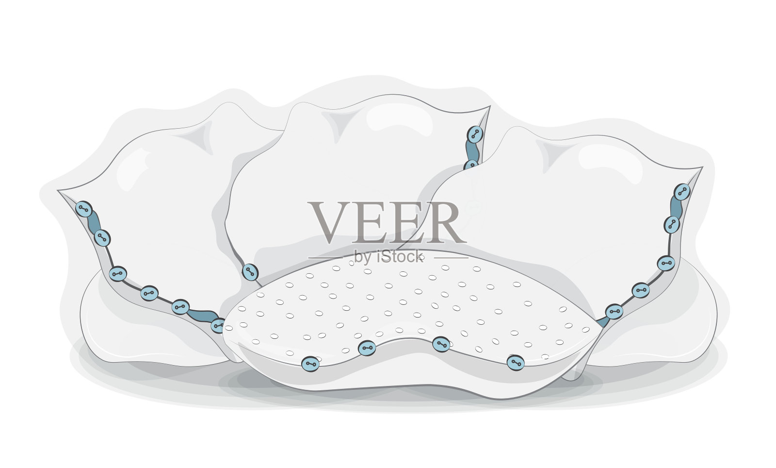 枕头插画图片素材