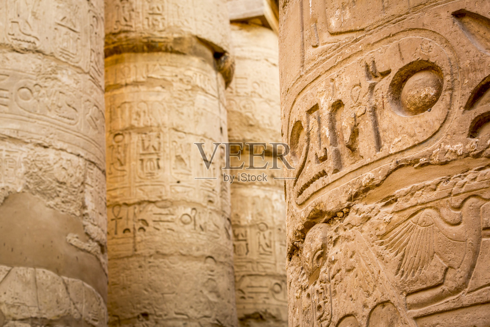 古埃及卡纳克神庙遗址照片摄影图片