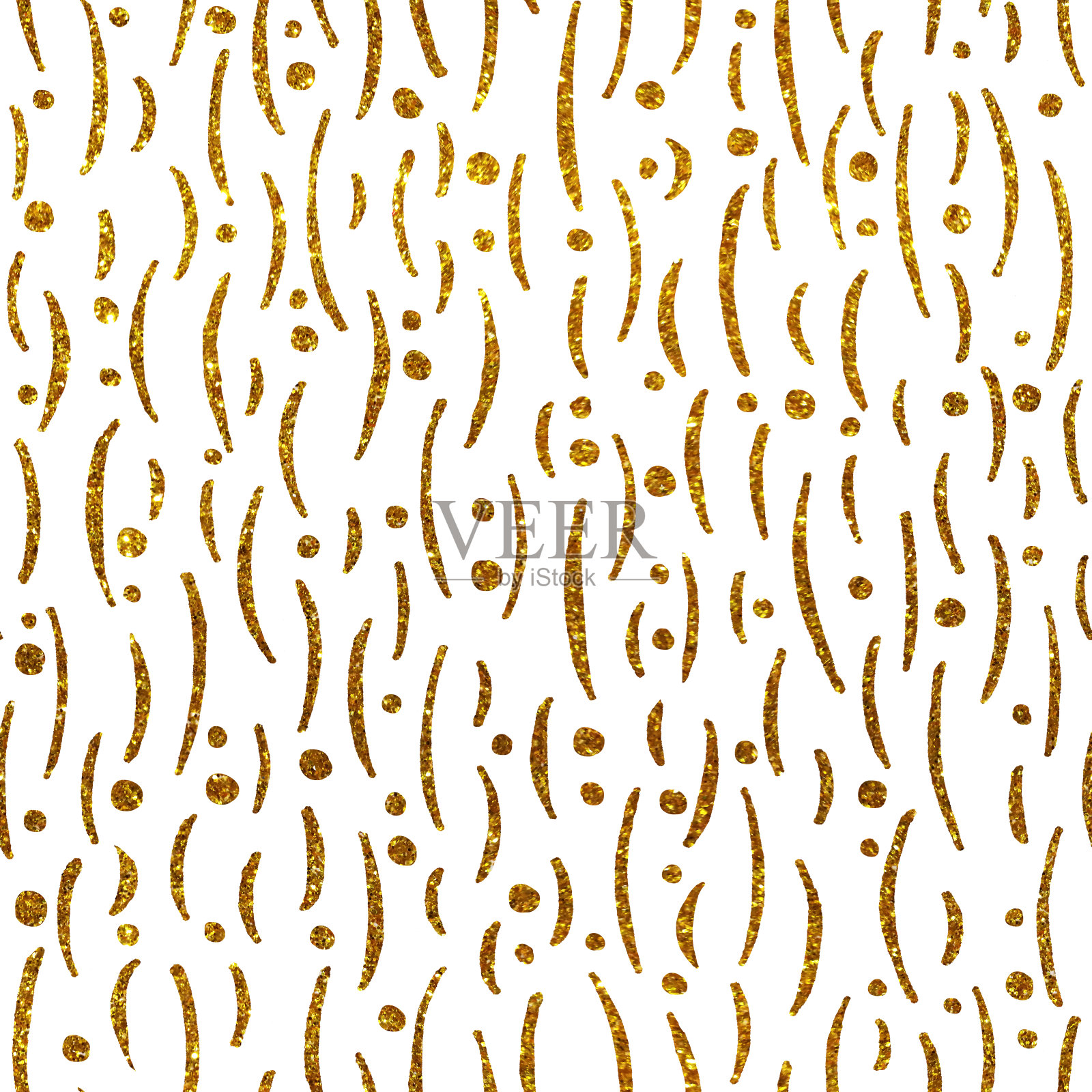 无缝模式与抽象的简单元素在白色的背景。手绘涂鸦插图与线。设计模板，织物，墙纸，封面，包装，包装。插画图片素材