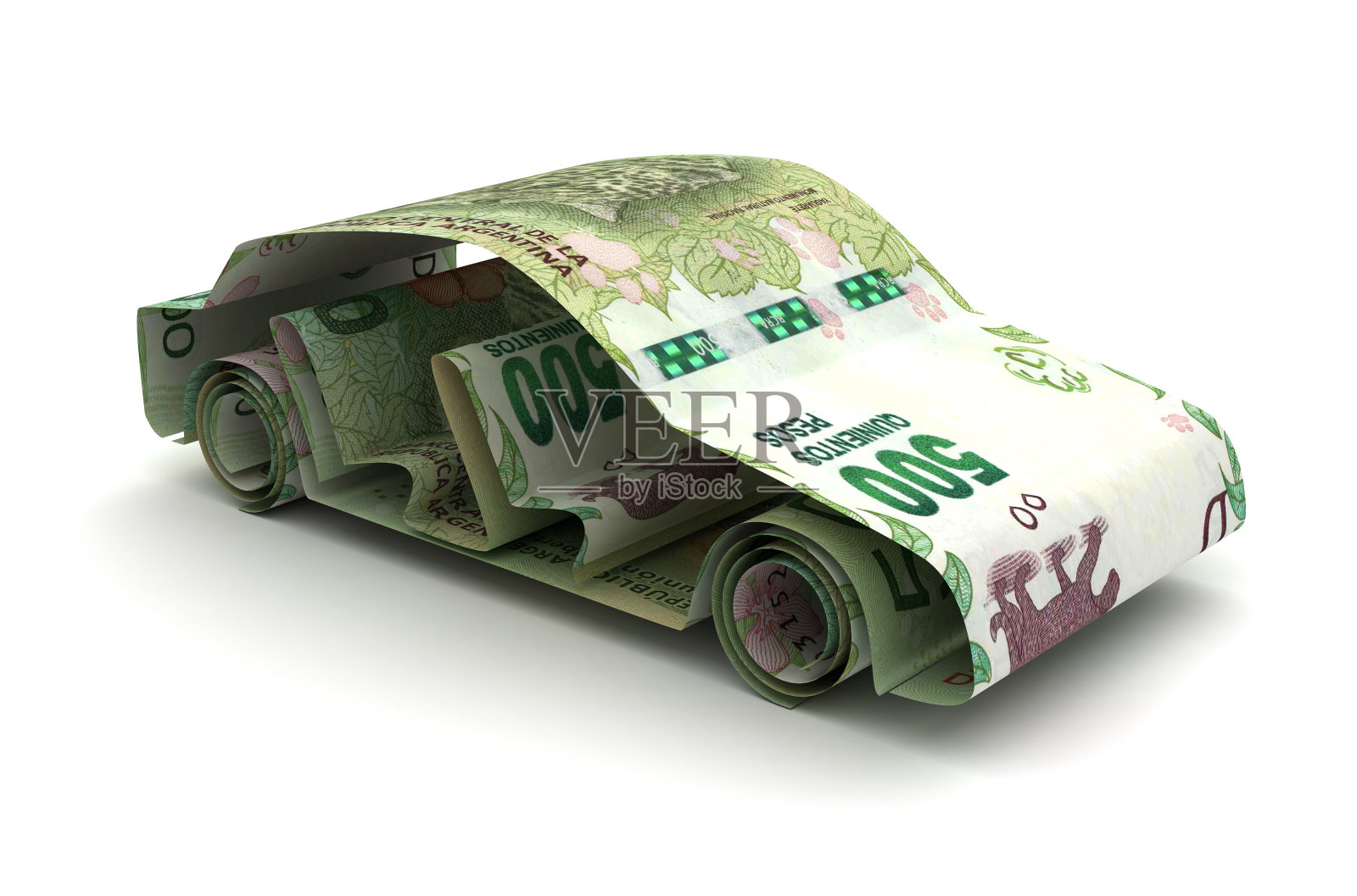 阿根廷比索的汽车金融照片摄影图片