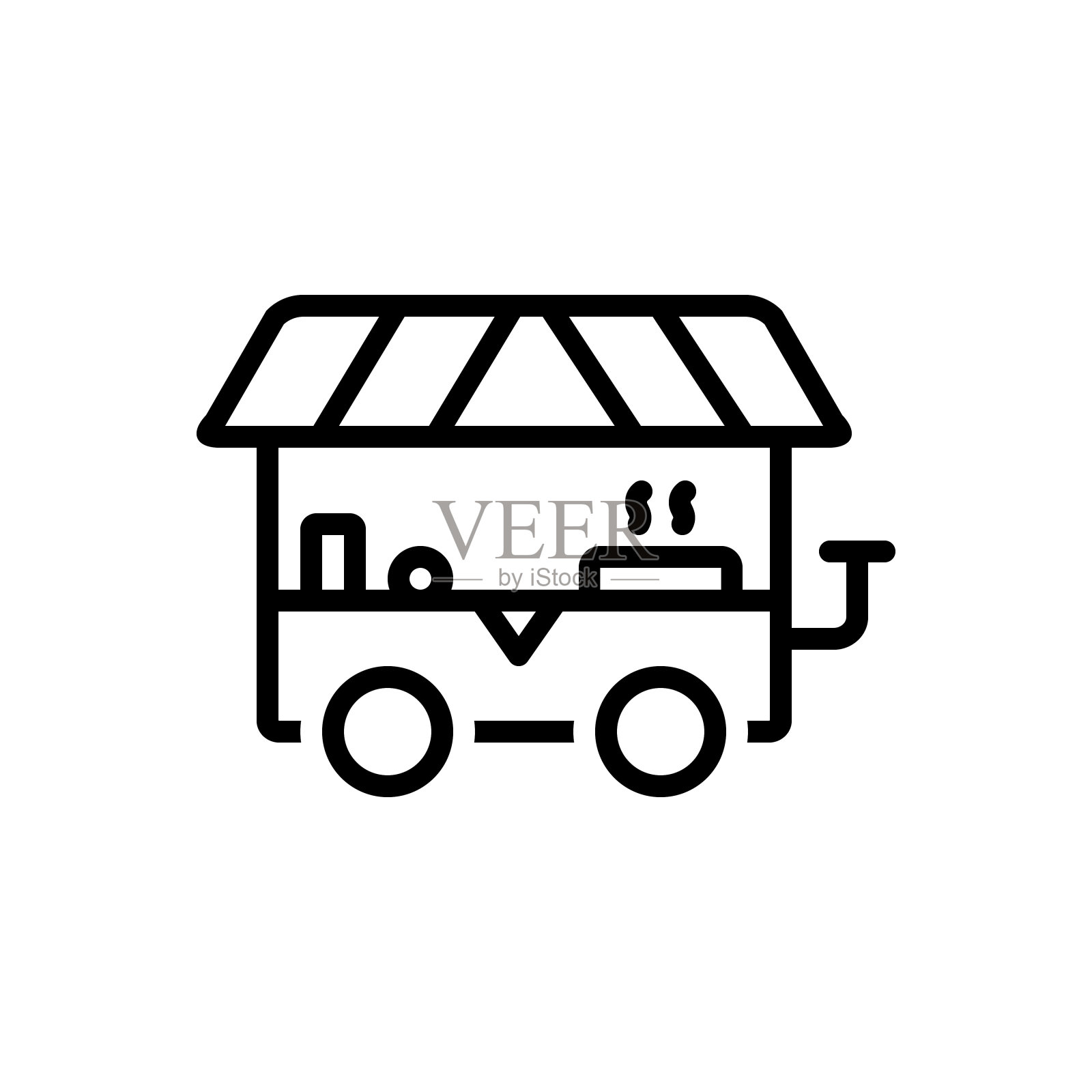 街头食品插画图片素材