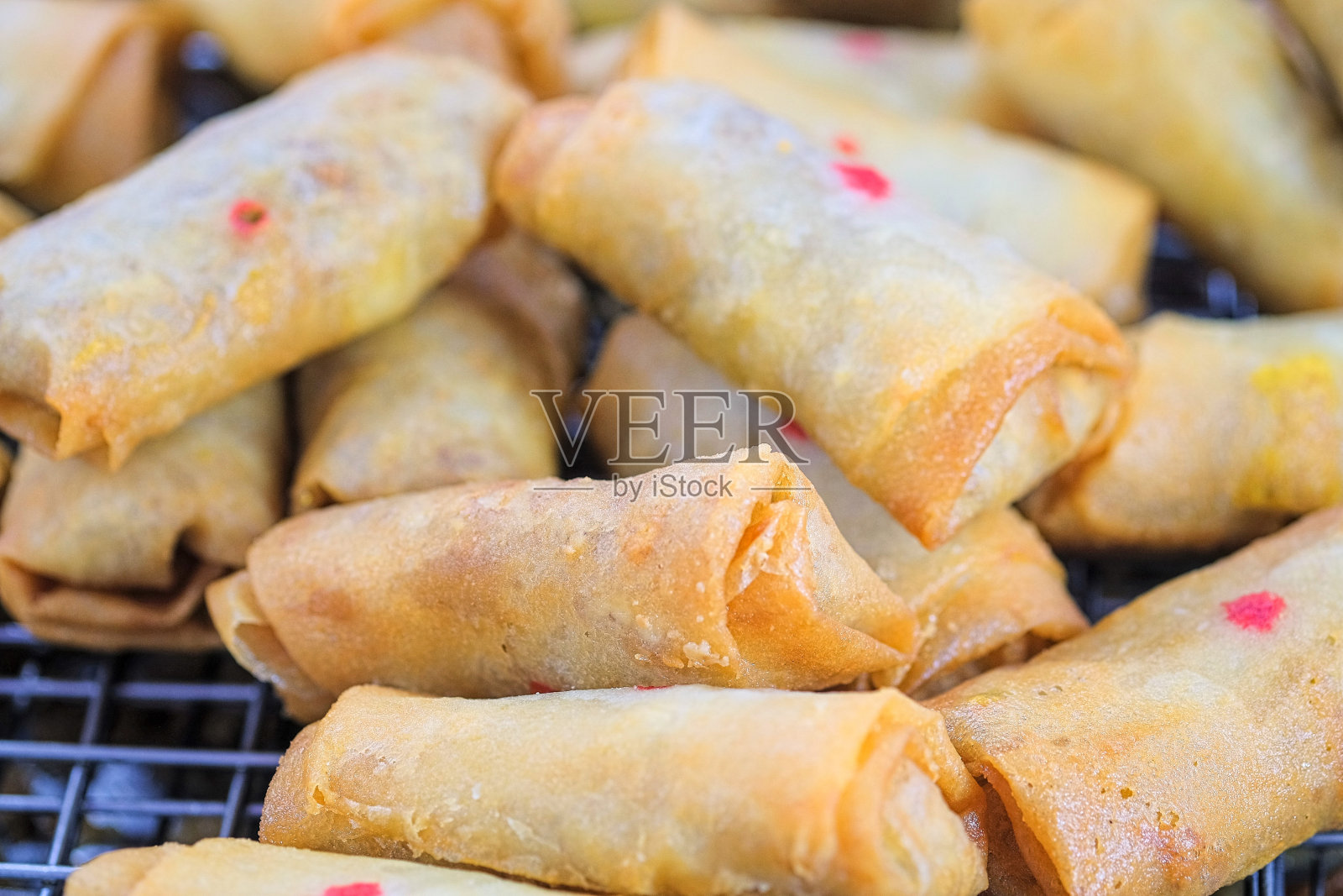 素炸春卷照片摄影图片