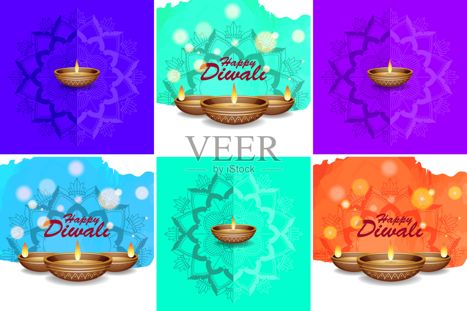 背景模板与曼荼罗设计设计模板素材