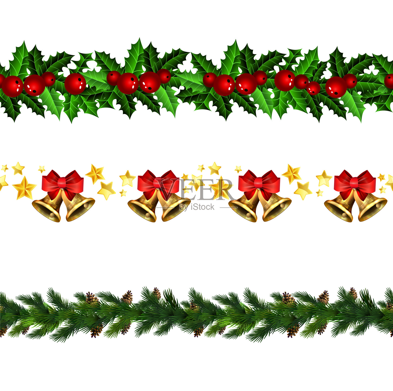 圣诞元素为您的设计插画图片素材