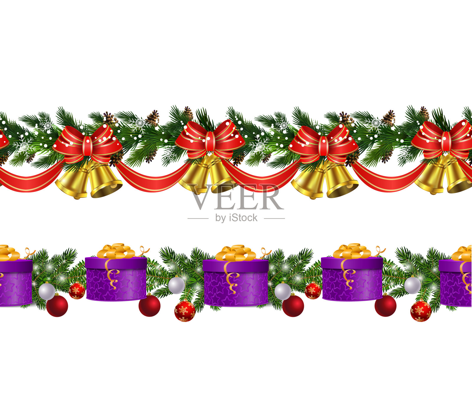 圣诞元素为您的设计插画图片素材