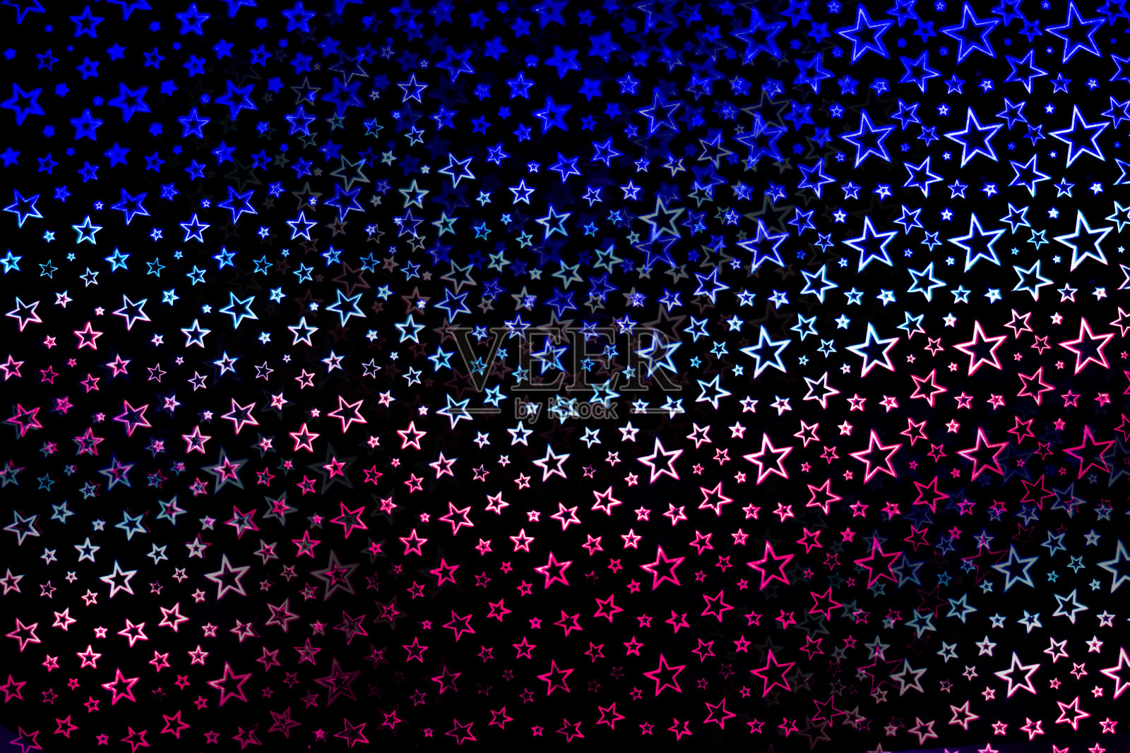 背景上五颜六色的星星照片摄影图片