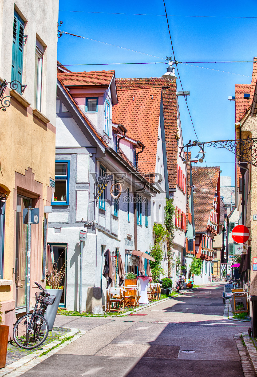 乌尔姆古城的一部分照片摄影图片