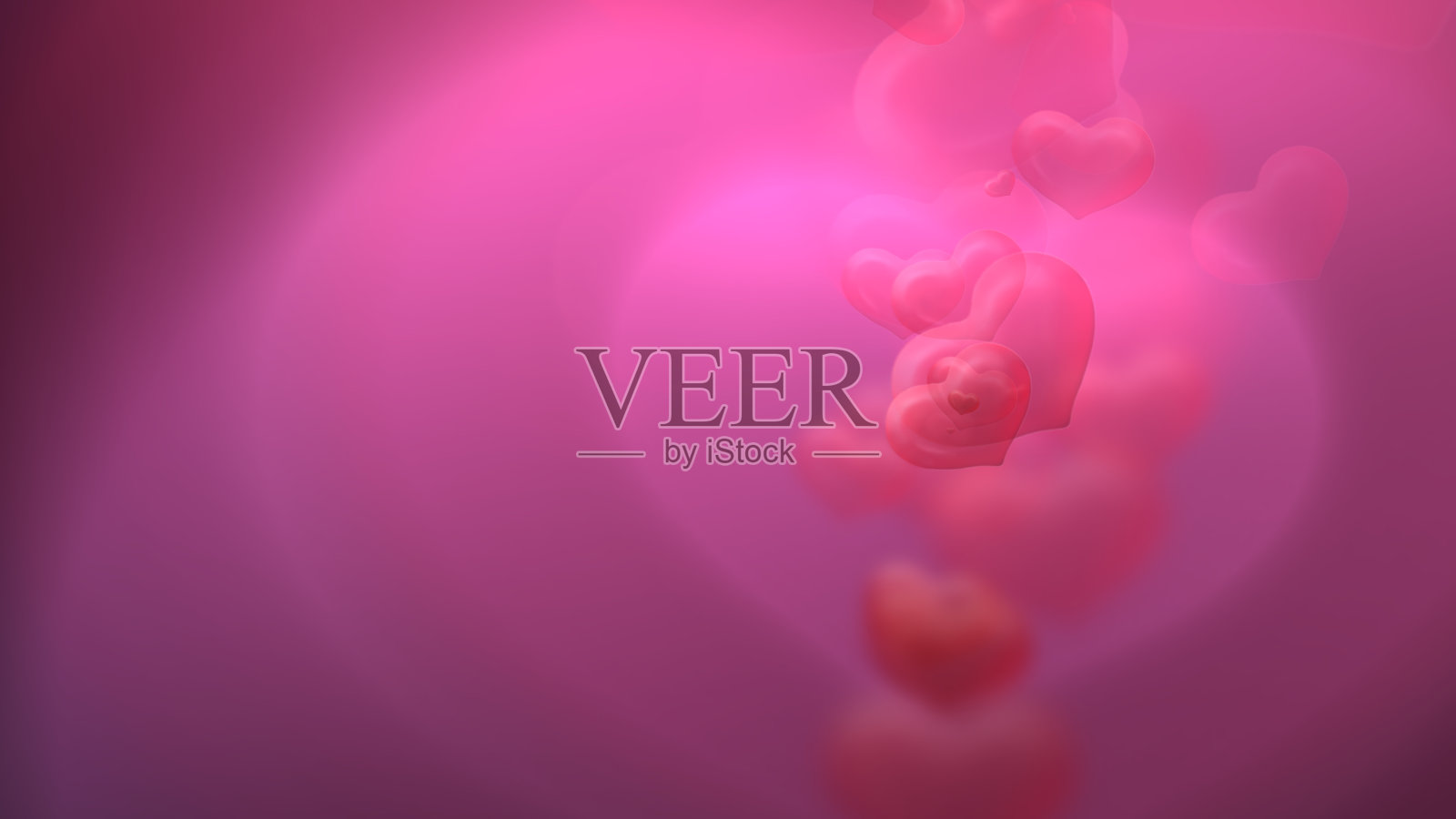 美丽的背景来自不同大小的心照片摄影图片