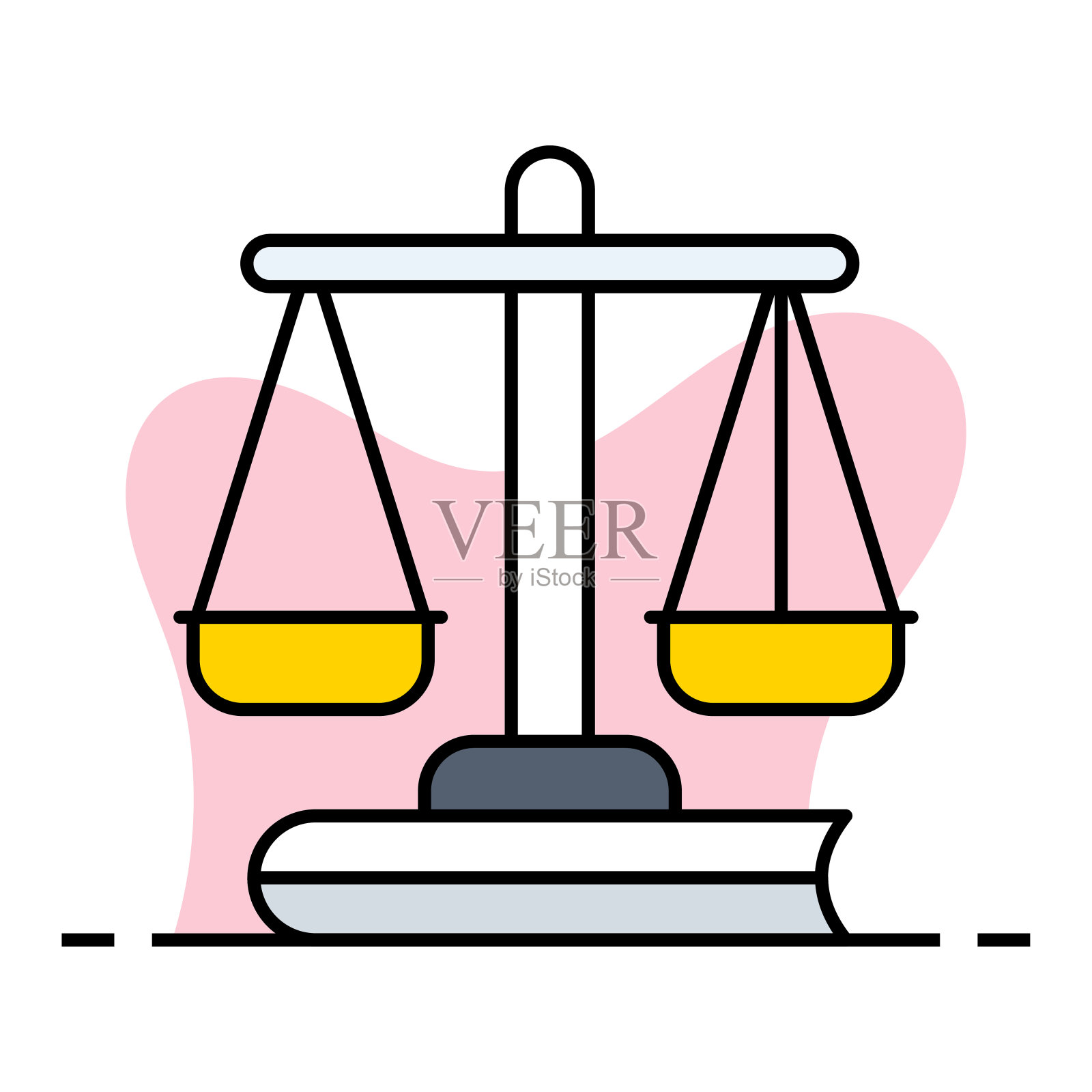 平衡插画图片素材