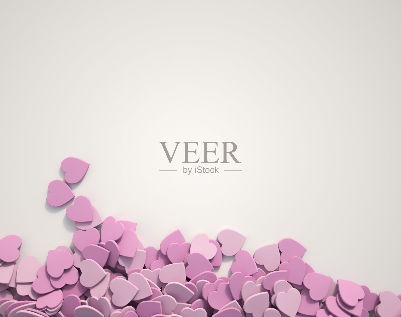 粉色心形背景与复制空间照片摄影图片