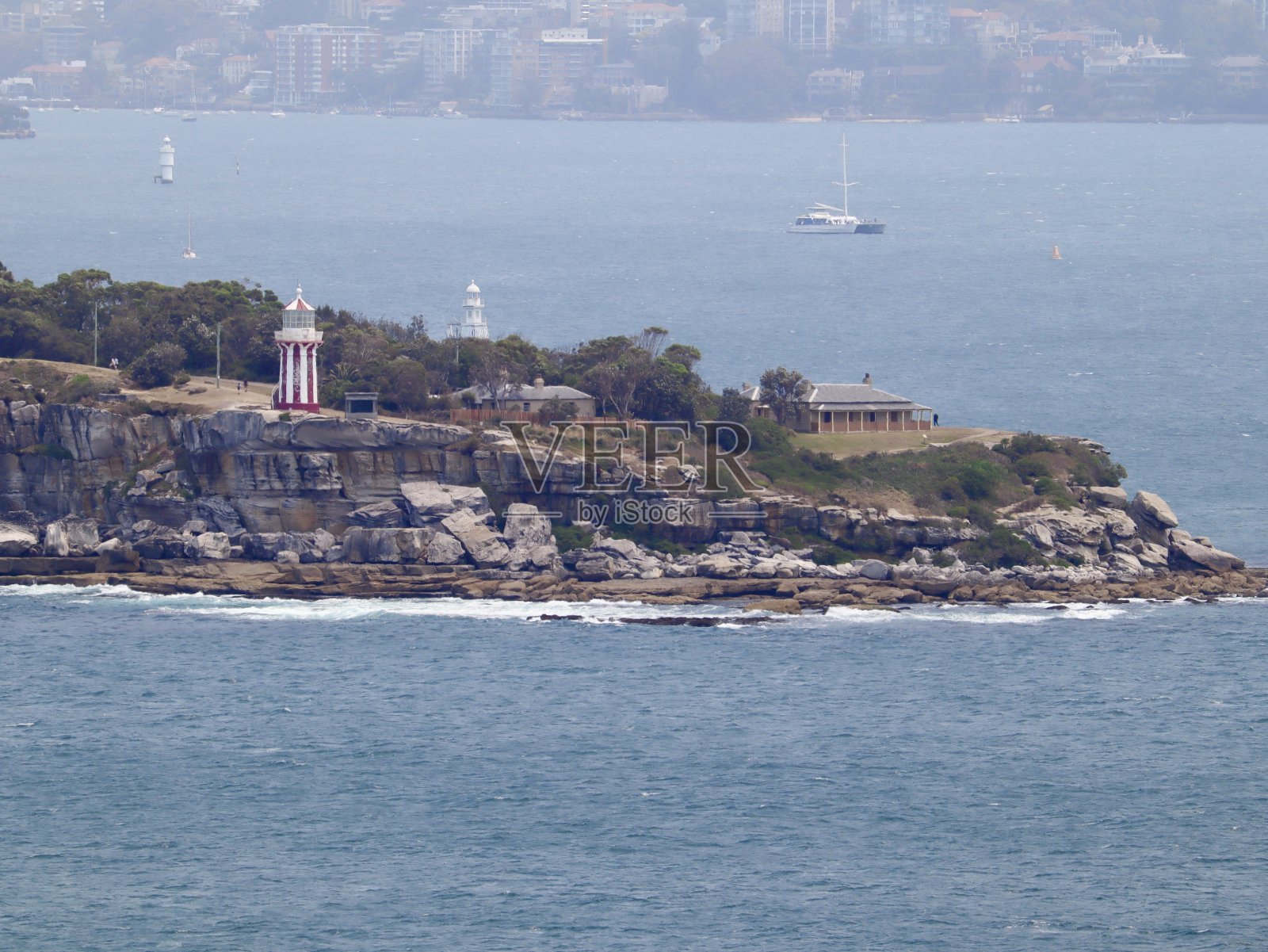 悉尼港的全景从北角照片摄影图片
