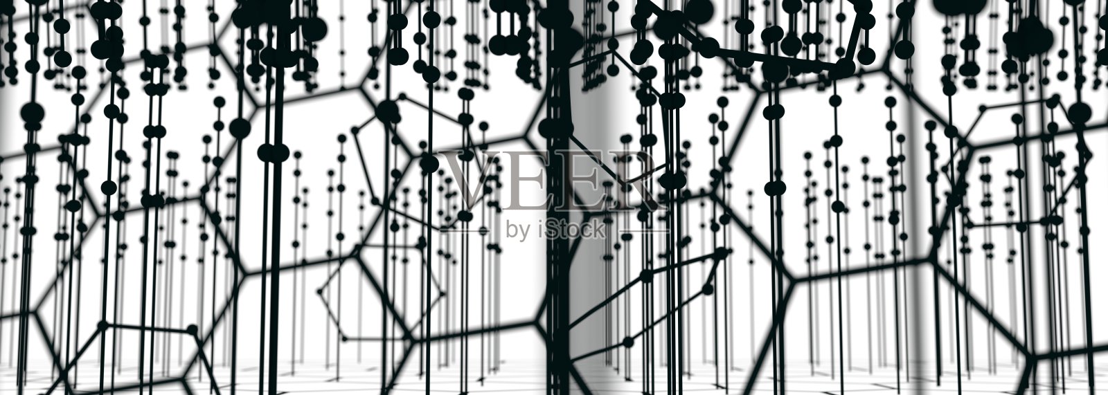 分子与通信背景。照片摄影图片