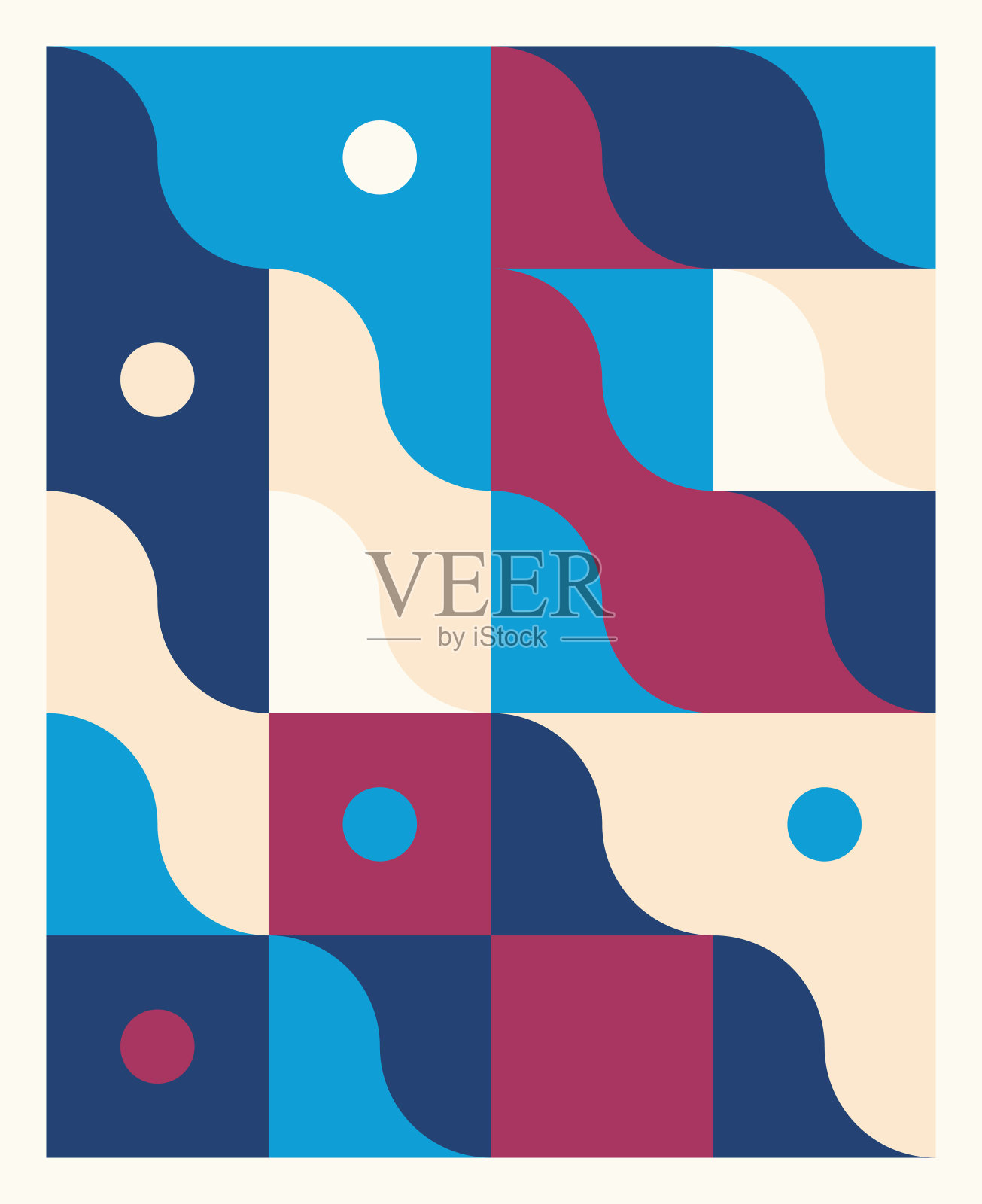 抽象几何图案艺术插画图片素材