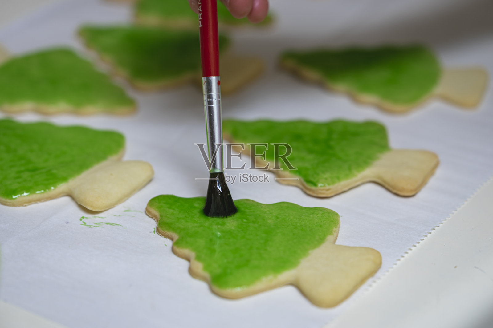 圣诞装饰饼干照片摄影图片