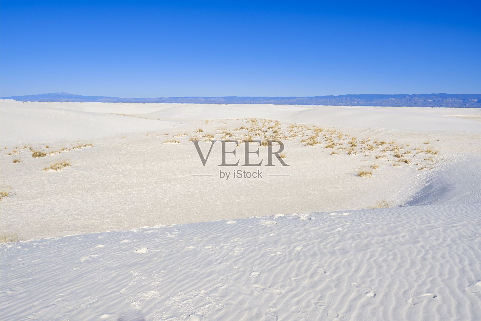 白沙石膏沙丘照片摄影图片