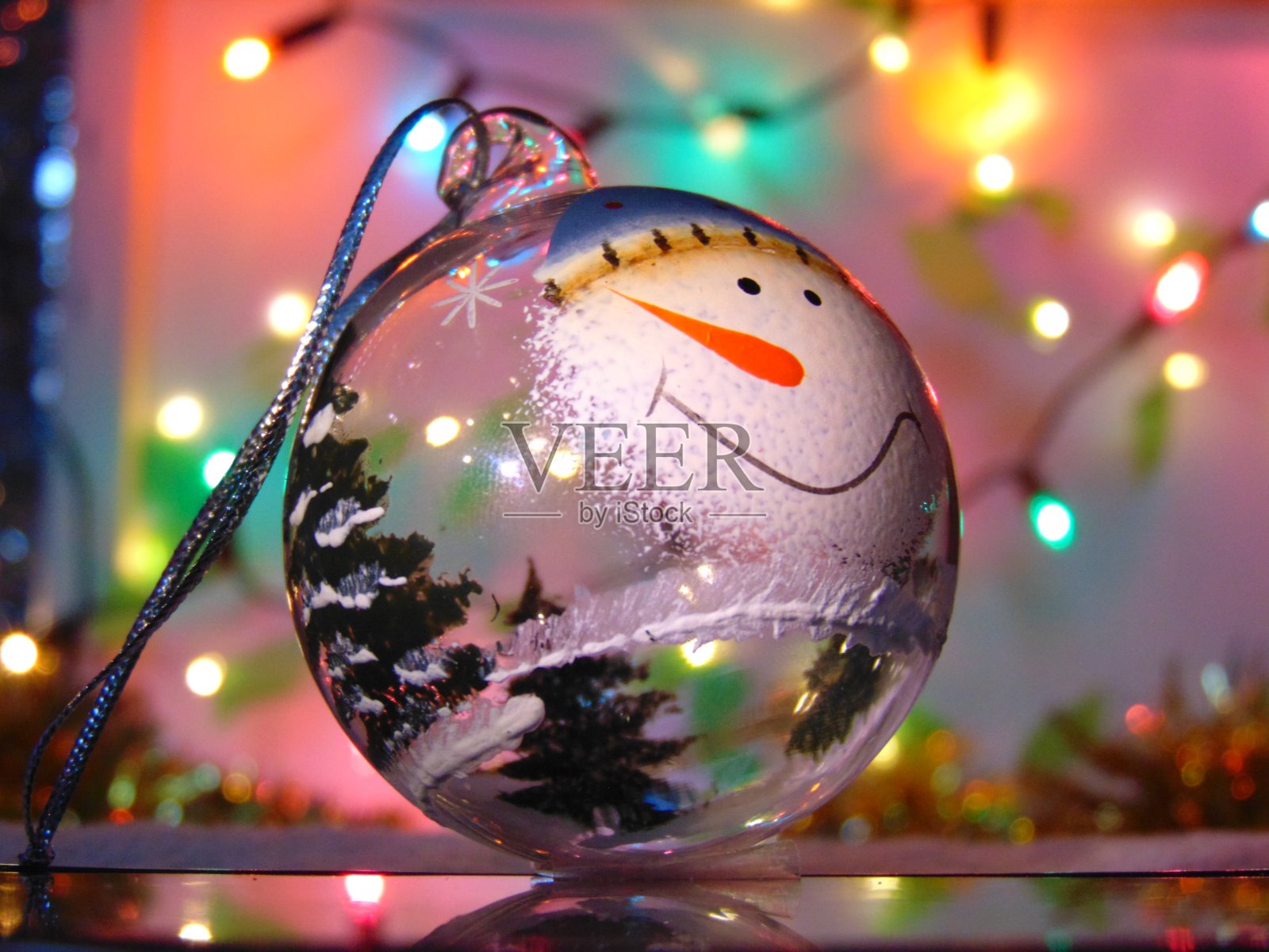 圣诞玻璃球照片摄影图片