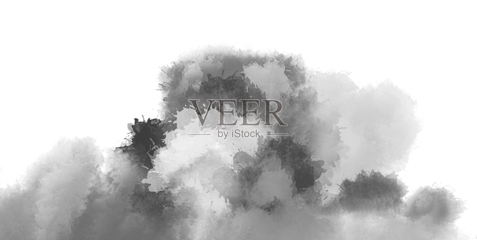 抽象黑白绘画单色油漆飞溅艺术笔触照片摄影图片