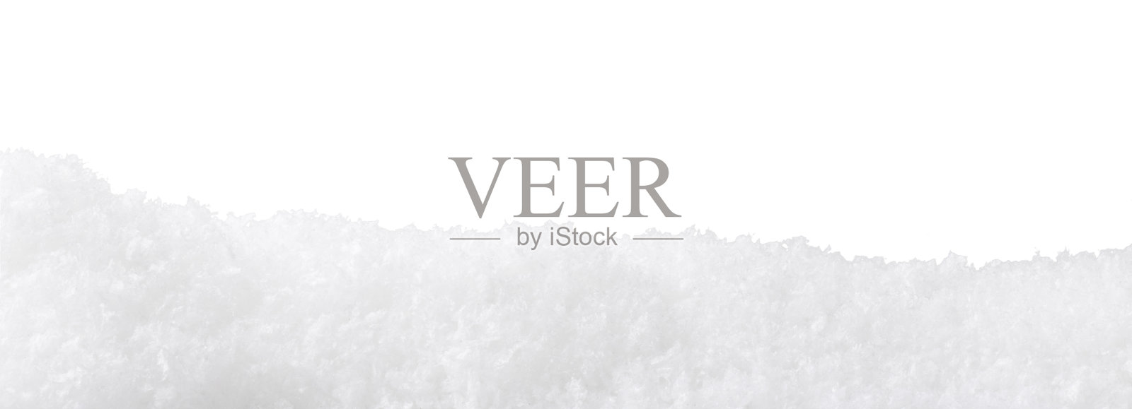 白色的背景上孤立的白雪的边界。照片摄影图片