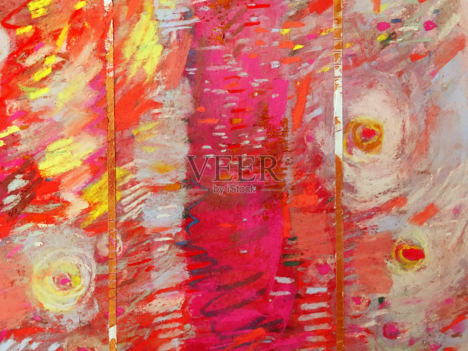 中国新年红色背景与生动的抽象红色纹理。插画图片素材