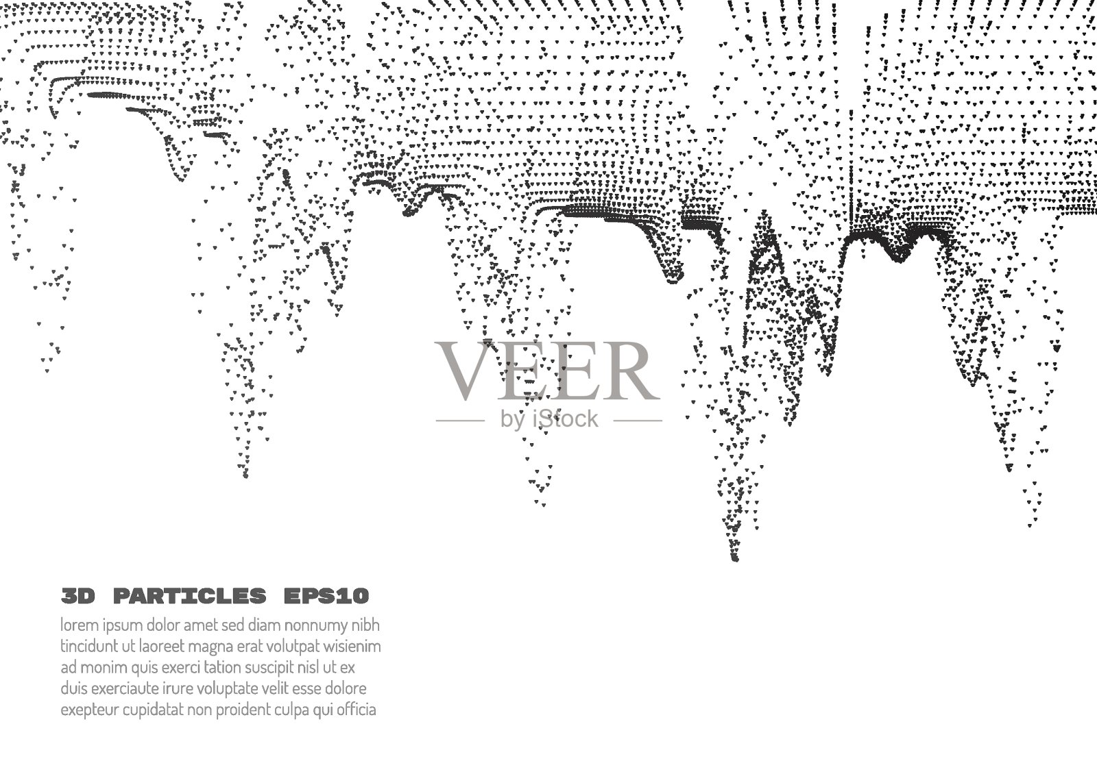 粒子抽象背景插画图片素材