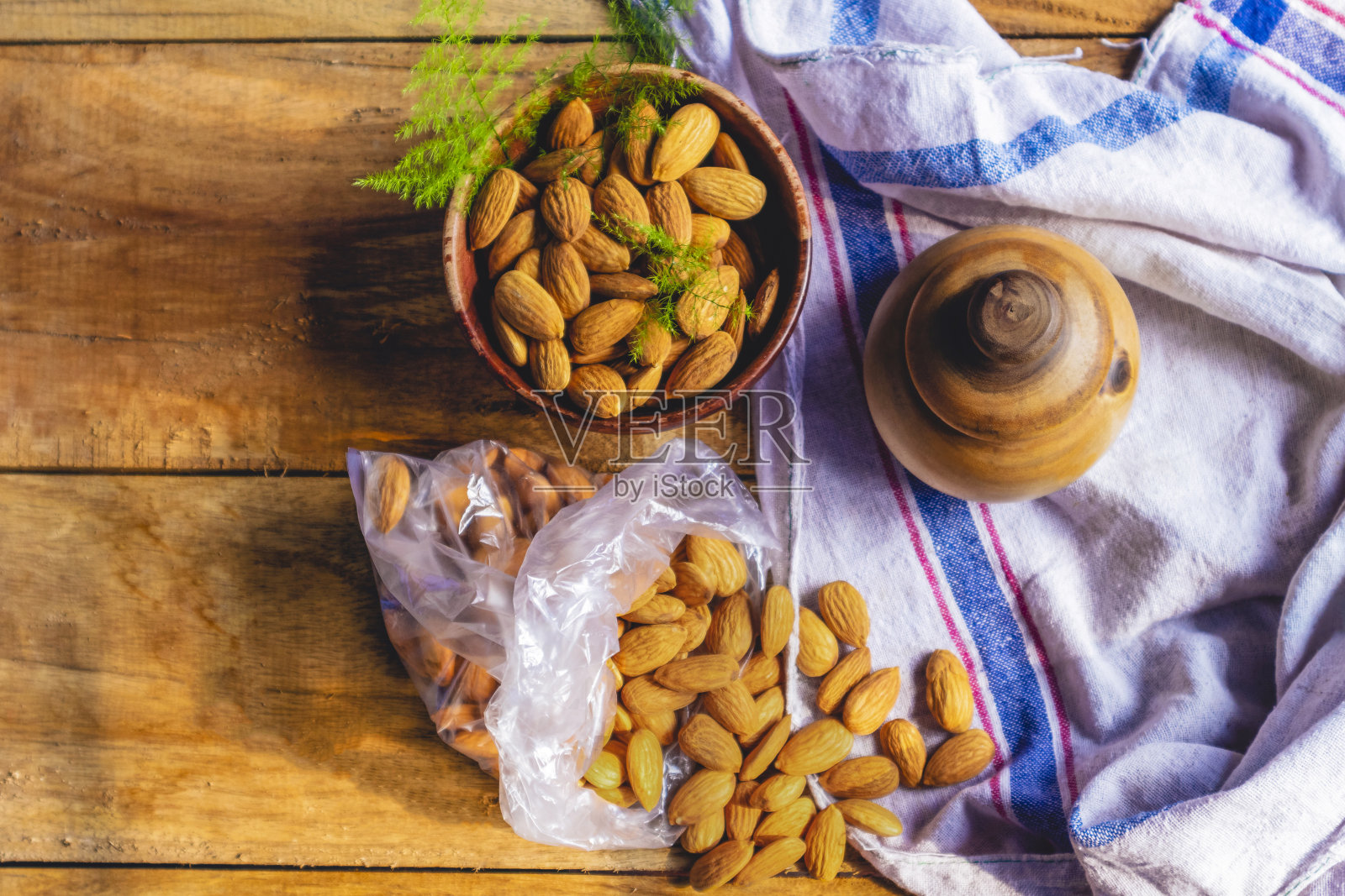 杏仁的食物摄影照片摄影图片