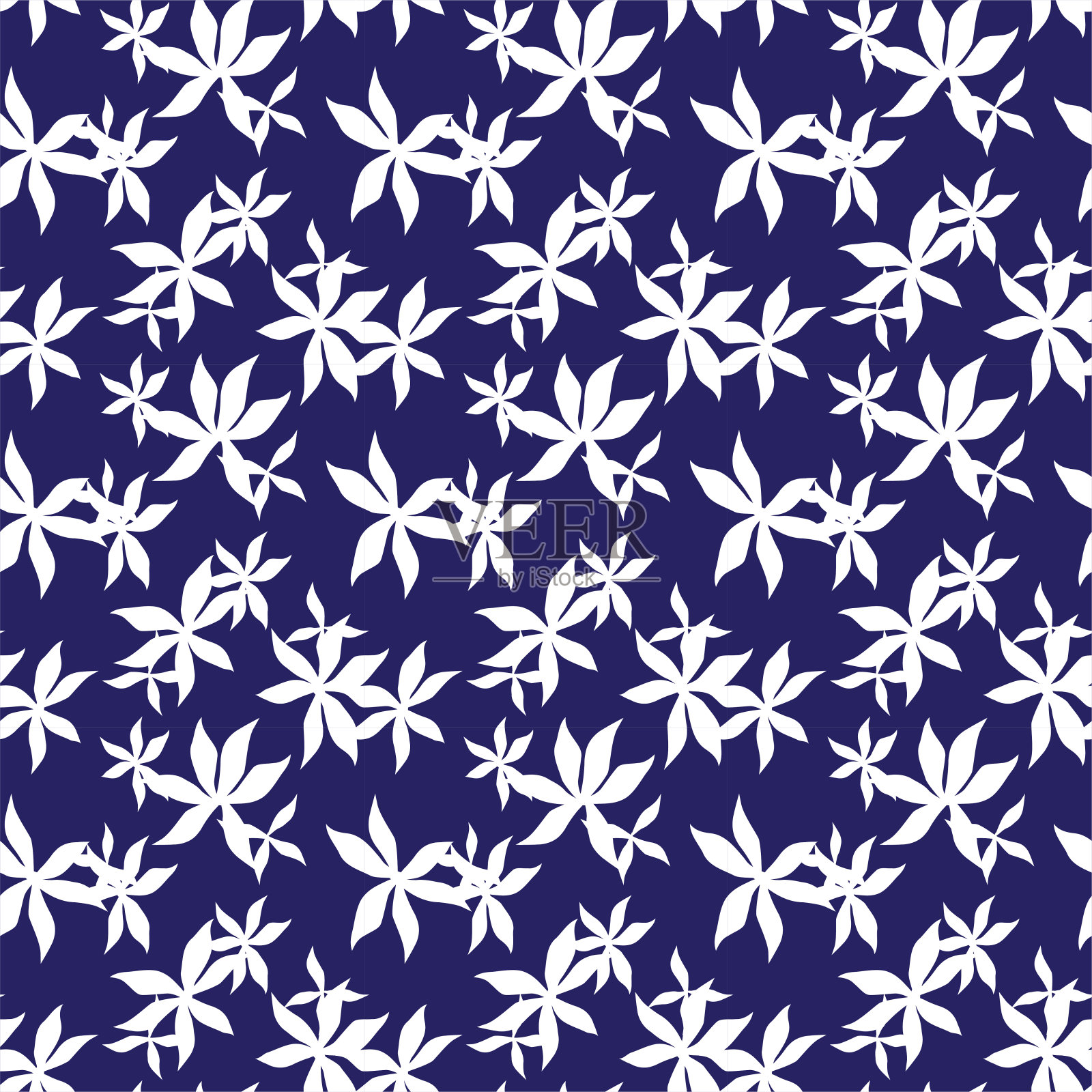 Vector植物植物无缝模式插画图片素材