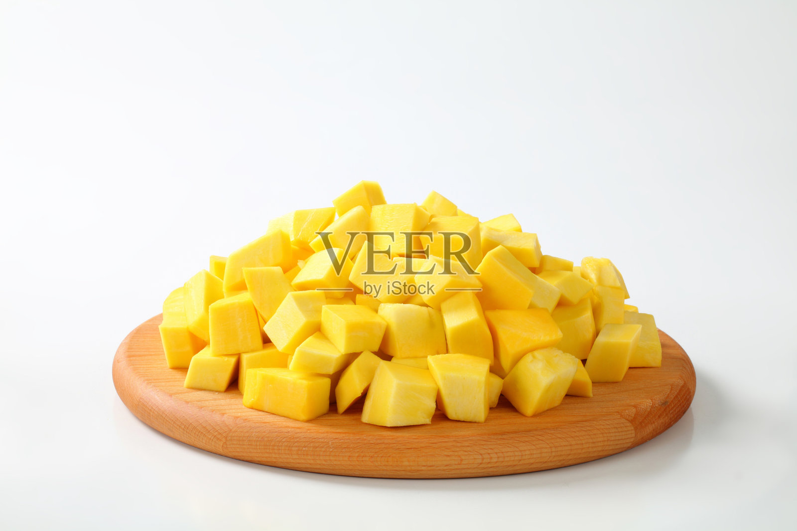 黄色的南瓜丁照片摄影图片