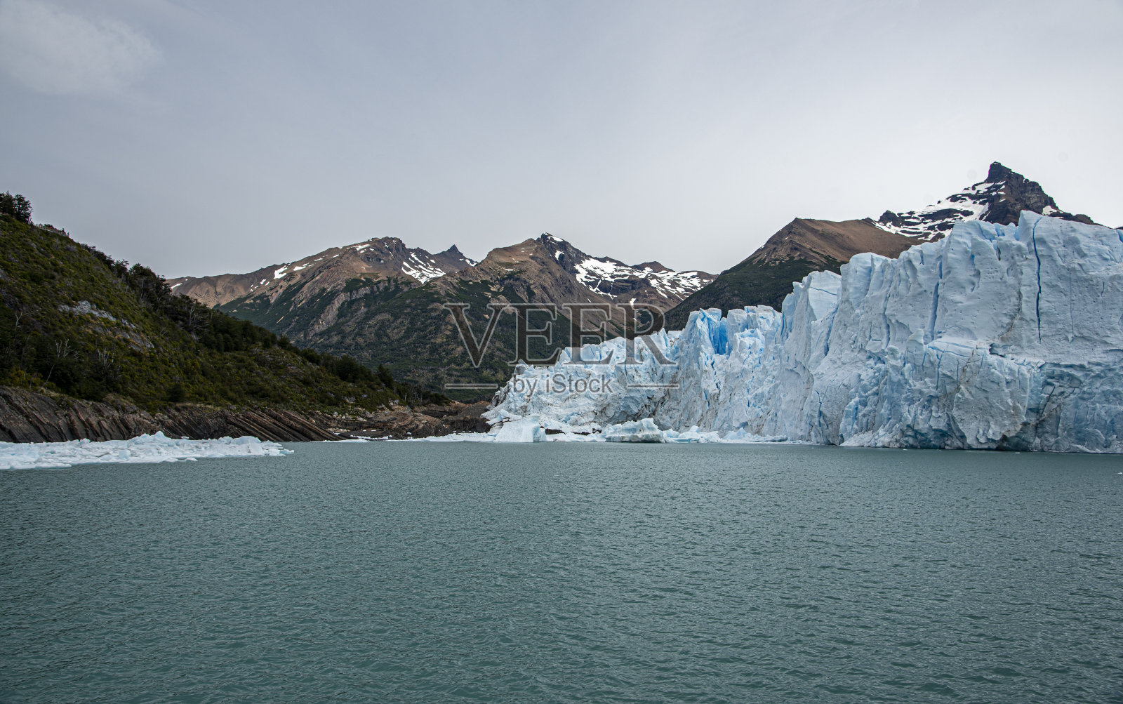 阿根廷El Calafate的佩里托莫雷诺冰川照片摄影图片